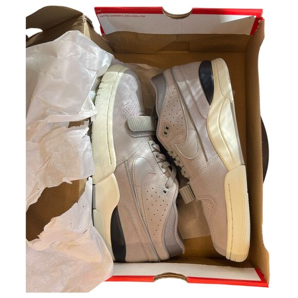 Nike Men’s Air Alpha Force 88’. Medium grey. Suede. Size 10m/11.5W Velcro Strap - Picture 11 of 11